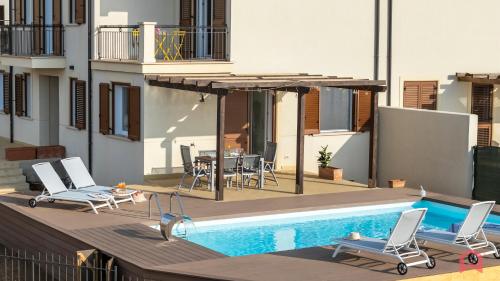 Villa with Sea view Private Pool — 4-Star Luxury Hotel in Terrasini, Italy