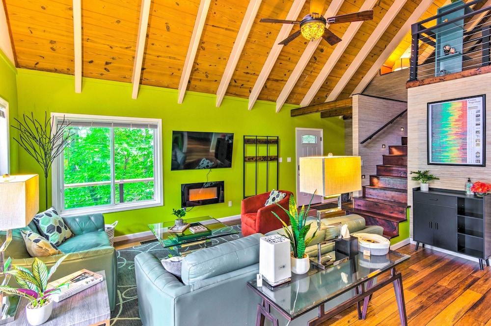 Mtn View Gem in Lake Lure with Game Room and Fire Pit - photo 4
