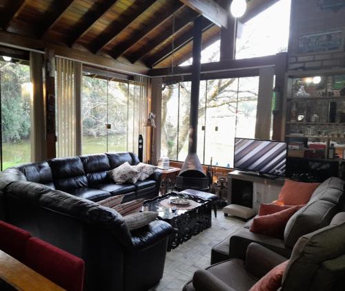 Casinha da Serra com açude in Nova Petropolis, Brasil