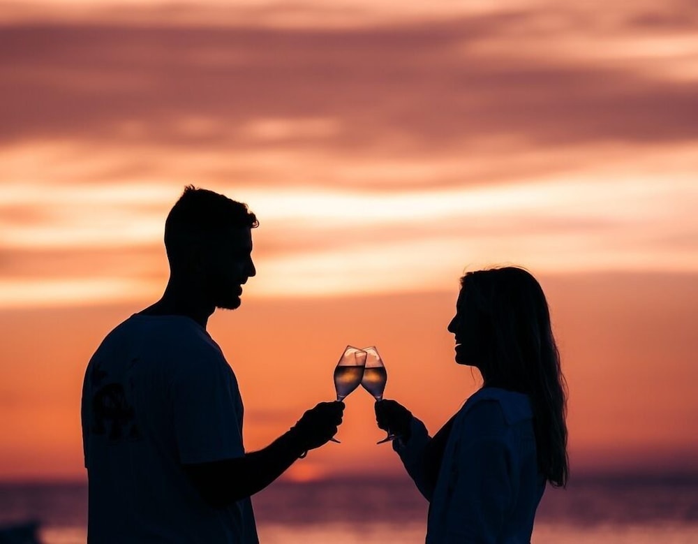 Couples dining