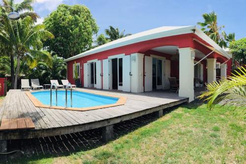 Villa la Désirade 4 5 P St François 50 m de la plage et de l'Anse de Mancenillier — 4-Star Luxury Hotel in Saint-Francois, Guadeloupe
