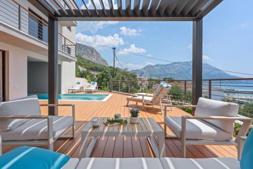 Seaview Villa Calma with Jacuzzi Media room — 4-Star Luxury Hotel in Duce, Croatia