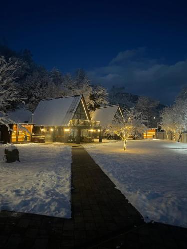 Valea Mosului Chic A Frame in Petrosani, Romania