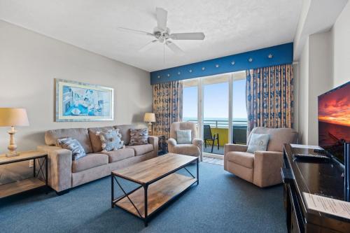 Seaside Splendor 1BR Oasis with Private Oceanfront Balcony at Wyndham Oceanwalk in Daytona Beach, United States
