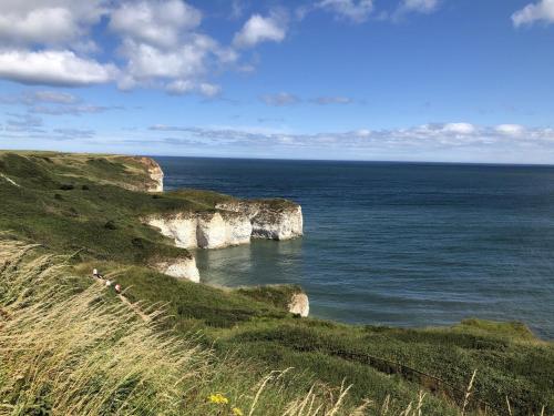 New England Cottage Part of the The Bay Filey Holiday Village with pool gym and direct beach access pub restaurant tennis and meadows walks