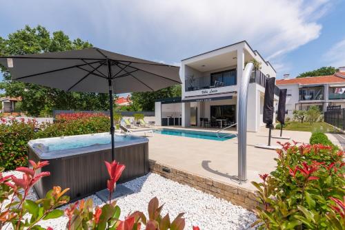 Villa Lucia with Jacuzzi and Private Pool — 4-Star Luxury Hotel in Porec, Croatia
