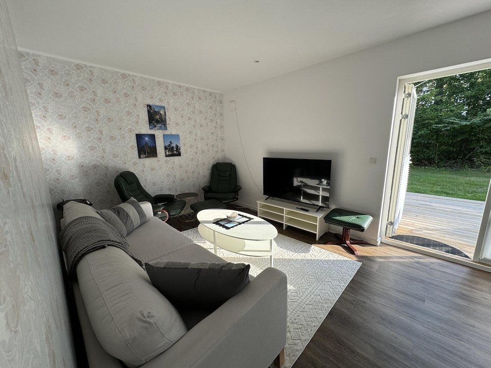 In the Middle of the Forest Nearby Ahus in Ahus, Sweden