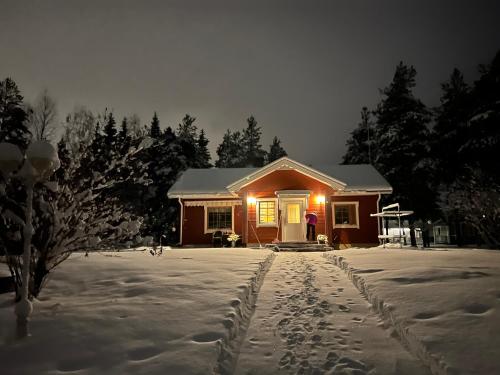 Santa’s Loghouse in Rovaniemi, Finland