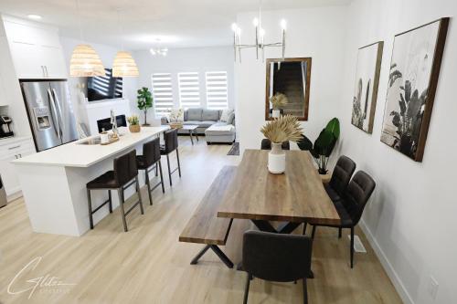 BoHo Modern Retreat King Bed Fireplace Disney in Edmonton, Canada