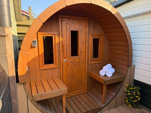 Eekhoorn vakantiehuis met barrelsauna in Voorthuizen, Netherlands