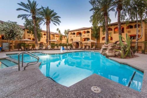 Enjoy resort setting with multiple pools including adult pool in 2BD condo in Scottsdale, United States