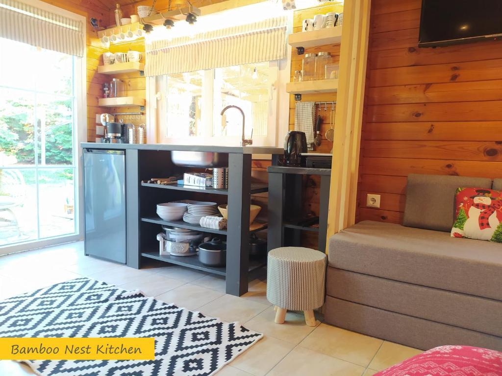 ΒΑΜΒΟΟ nest by the sea in Epanomi, Greece