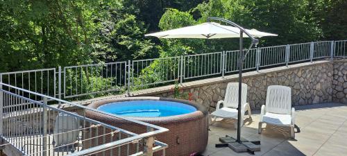 House Tia with Jacuzzi and BBQ in a Green Oasis — 4-Star Luxury Hotel in Opatija, Croatia