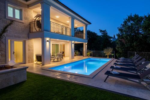 Villa Pafran with Heated Pool Krk — 5-Star Luxury Hotel in Krk, Croatia