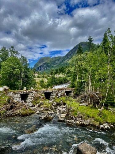 Haukedalen mountain panorama river view — 4-Star Luxury Hotel in Forde, Norway
