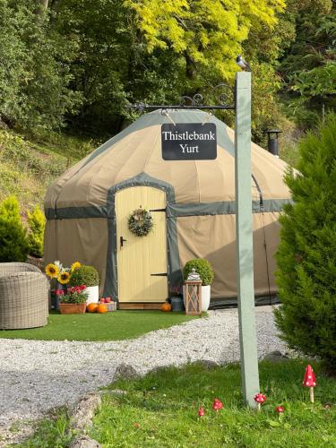 Thistlebank Yurt in Llangollen, United Kingdom