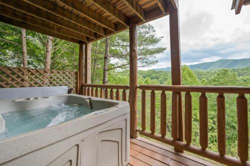 View Private Log Cabin Fireplace Hot tub RELAX — 4-Star Luxury Hotel in Sevierville, United States