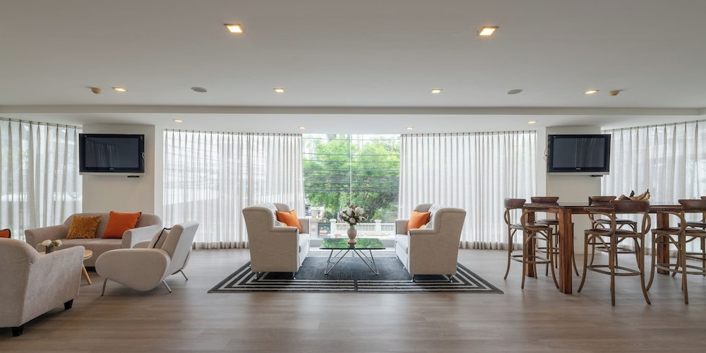 Lobby sitting area