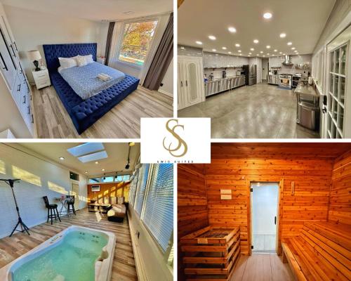 Ultimate Luxury Villa Pool Sauna Hot Tub & More — 4-Star Luxury Hotel in Paterson, United States