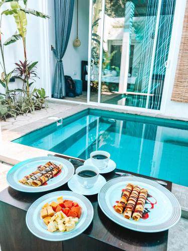 Private Pool Cabanas AC Angam Villas Hikkaduwa — 4-Star Luxury Hotel in Hikkaduwa, Sri Lanka