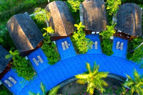 Private Lagoon House 7 BR in the beach front #A18 — 4-Star Luxury Hotel in Gili Air, Indonesia