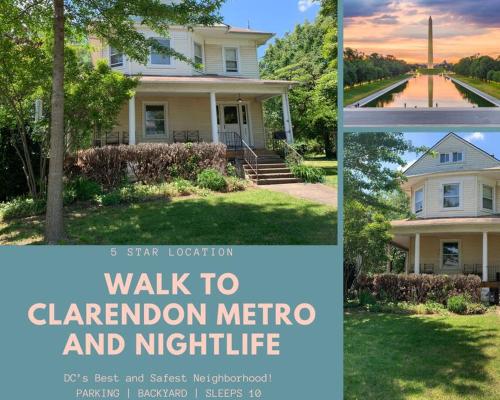 4 Bedroom DC's Best Location with Parking Walk to Clarendon Metro Shopping and Nightlife — 4-Star Luxury Hotel in Arlington, United States
