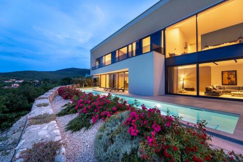 Villa Maslina with Panoramic Sea View — 5-Star Luxury Hotel in Vrbnik, Croatia