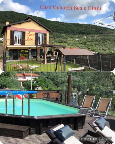 Casa Bea con Piscina e giardino — 4-Star Luxury Hotel in Caravonica, Italy