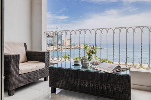 Bright 3BR with Sea Views in Central Sliema by Buena Vista — 4-Star Luxury Hotel in Sliema, Malta