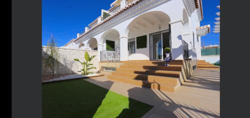 Niza Beach Night And Day in Velez-Malaga, Spain