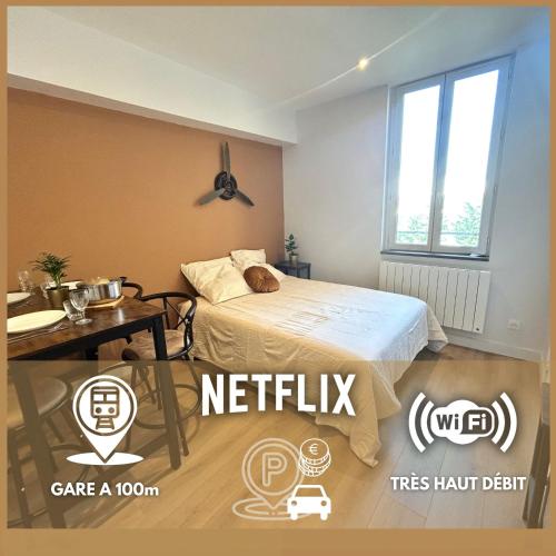 Le Cosy Urbain 100 M Gare in Villefranche-Sur-Saone, France