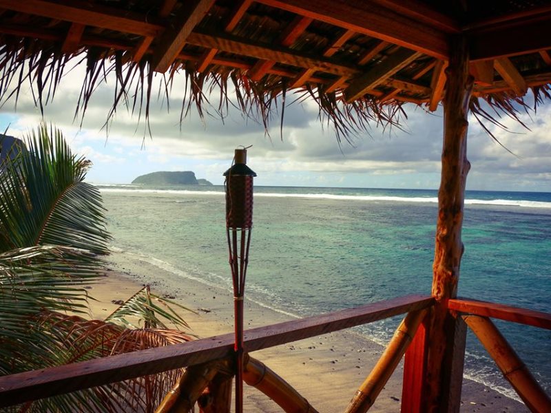 Faofao Beach Fales in Apia, Samoa