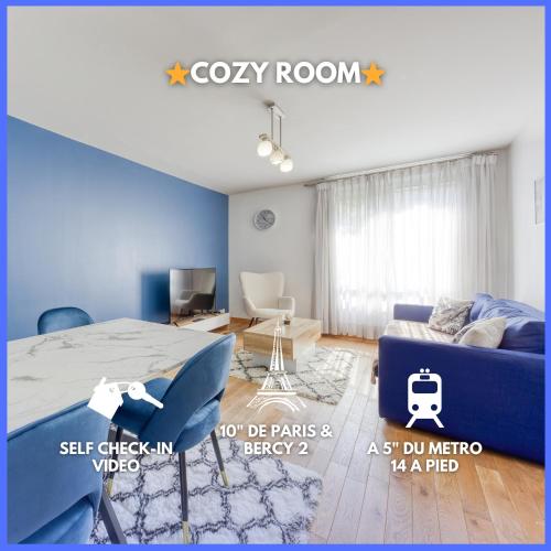 Room Proche Paris & Bercy 2 Cozy Houses — hotel in Charenton-Le-Pont