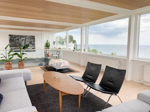 Minimalism And View Of Kattegat In Sleek Design in Gilleleje, Denmark