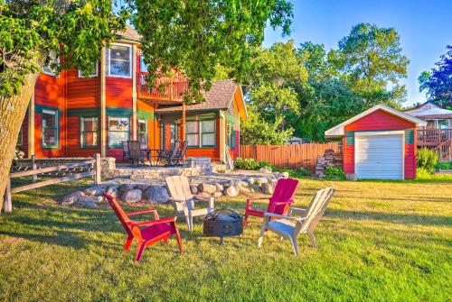 Waterfront Mound Retreat with Dock and Lake Access — hotel in Mound