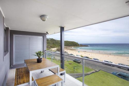 Beach Road in Mollymook, Australia