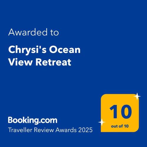 Chrysi’s Ocean View Retreat — Agios Vasileios — photo 2