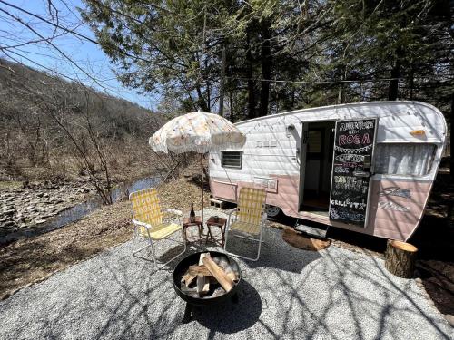 Vintage Shasta Camper for the best of NYC Glamping — hotel in Livingston Manor