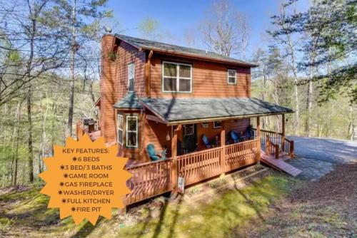Cozy North Ga Cabin 3Br3ba Fire Pit & Game Rm — 4-Star Luxury Hotel in Blairsville, United States