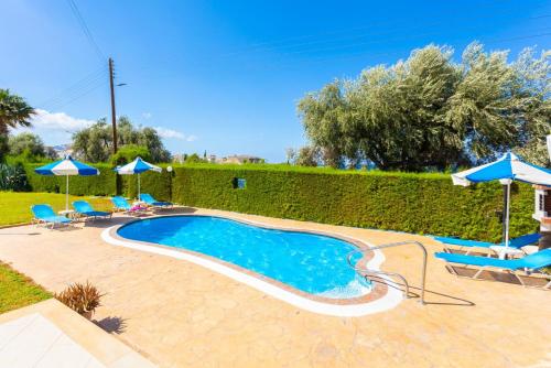 Villa Georgios Large Private Pool Walk to Beach Sea Views A C Wifi Eco friendly 2503