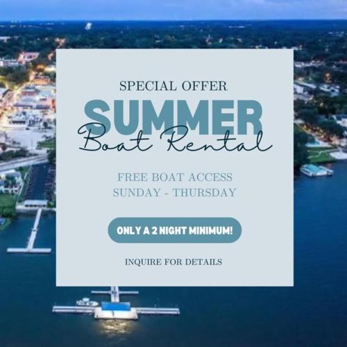 Lakefront Duplex With Pontoon Boat Downtown — Mount Dora — photo 3