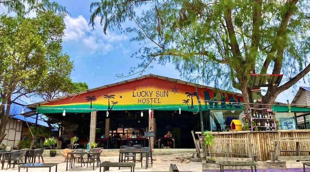 Lucky Sun in Unknown City, Cambodia