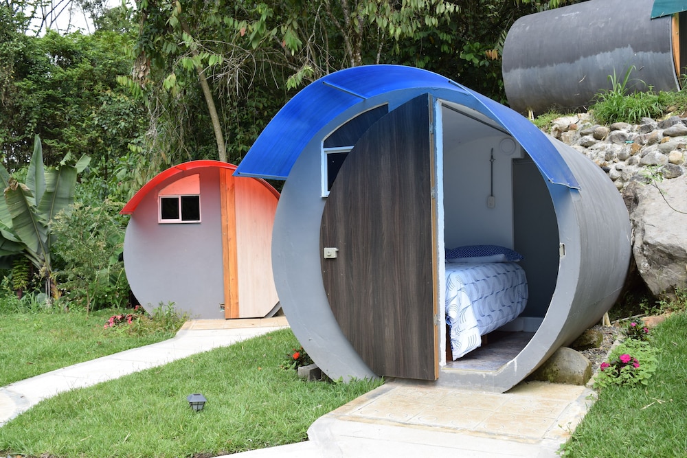 Charco corazón in Jardin, Colombia