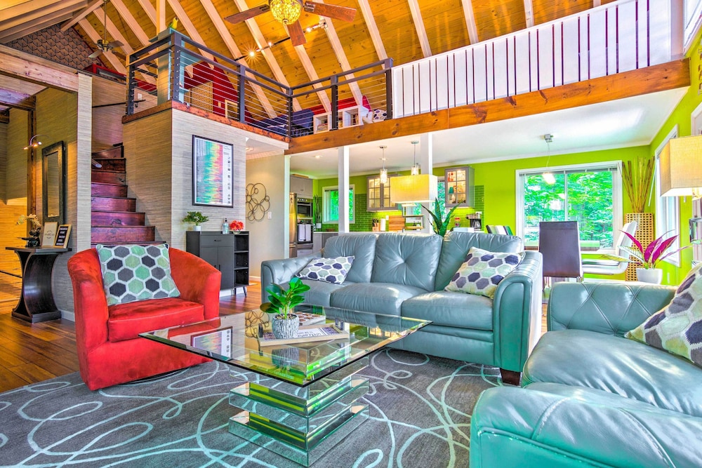 Mtn View Gem in Lake Lure with Game Room and Fire Pit - photo 3
