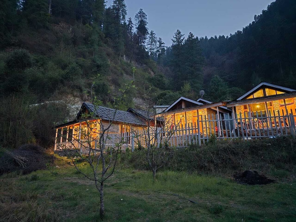 Jibhi Village in Banjar, India