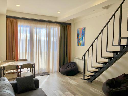 GVC 3 room 2 level apt New Gudauri