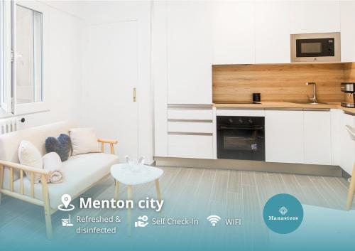 Joli Studio Renove Au Coeur de Menton Dt in Menton, France