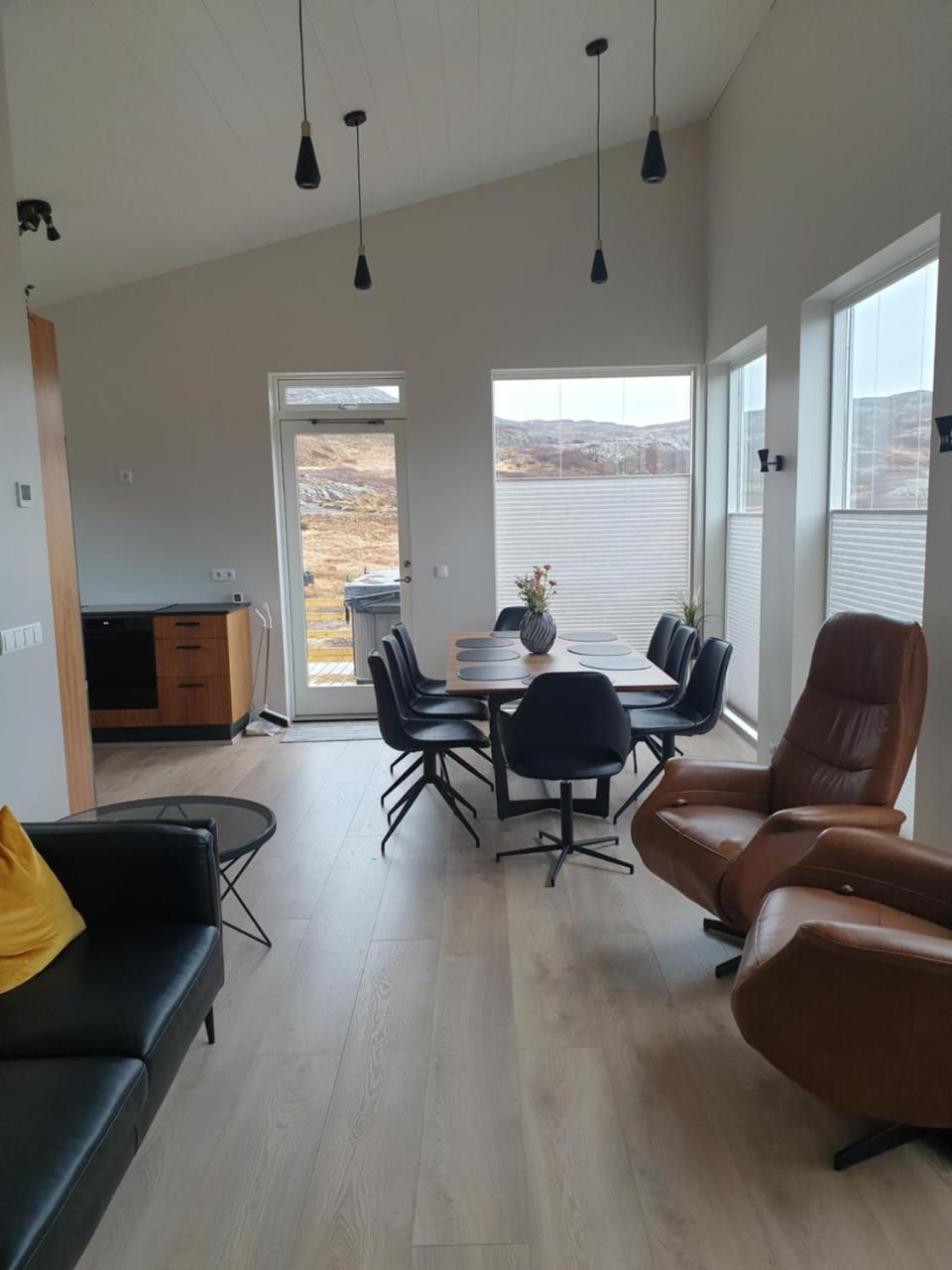 Hvammur 10 with private hot tub in Unknown City, Iceland