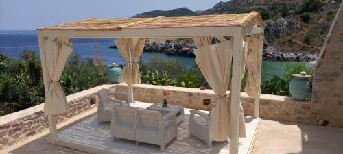 Ampelos Tower in Mavrovouni, Greece