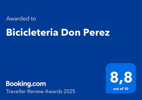 Bicicleteria Don Perez — San Isidro